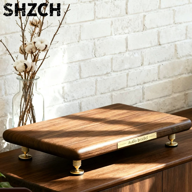 Studio Monitor Speaker Stands Desktop - Suporte de Alto-Falante em Madeira Sólida