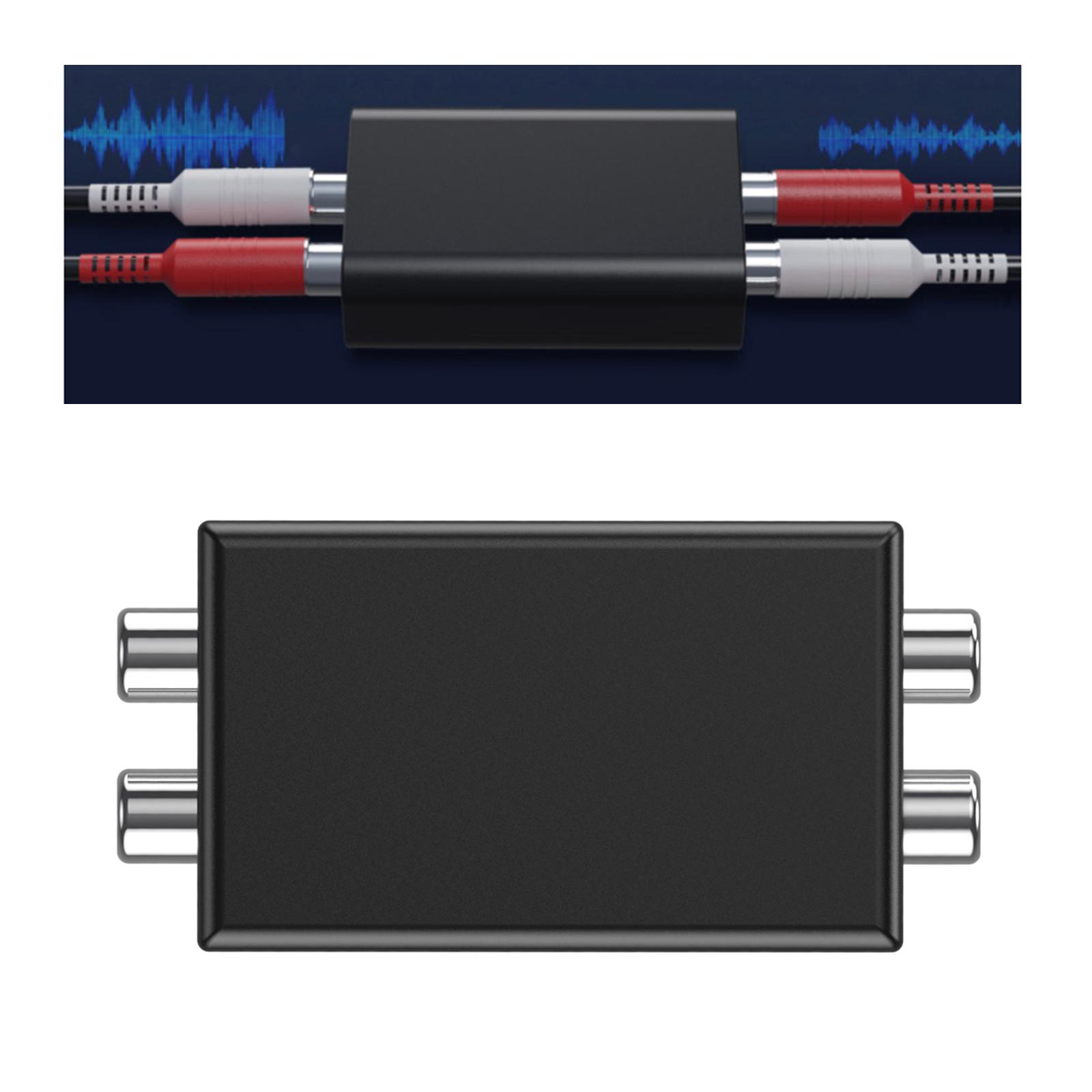 Audio Ground Loop Isolator 3.5Mm Rca - Isolador de Ruído 3,5 mm, Filtro