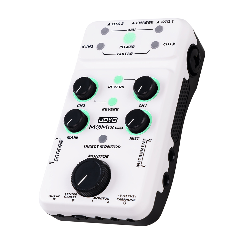 Studio Audio Interface With 48V Phantom - Interface de Áudio JOYO MOMIX PRO,