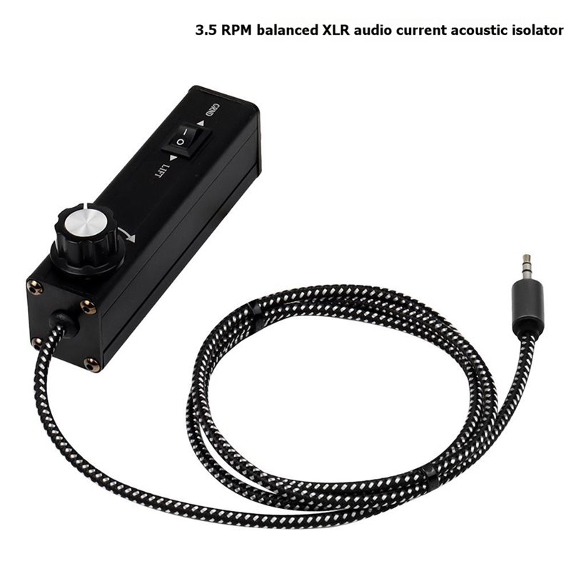 Audio Ground Loop Isolator 3.5Mm Rca - Isolador de Loop de Terra Estéreo