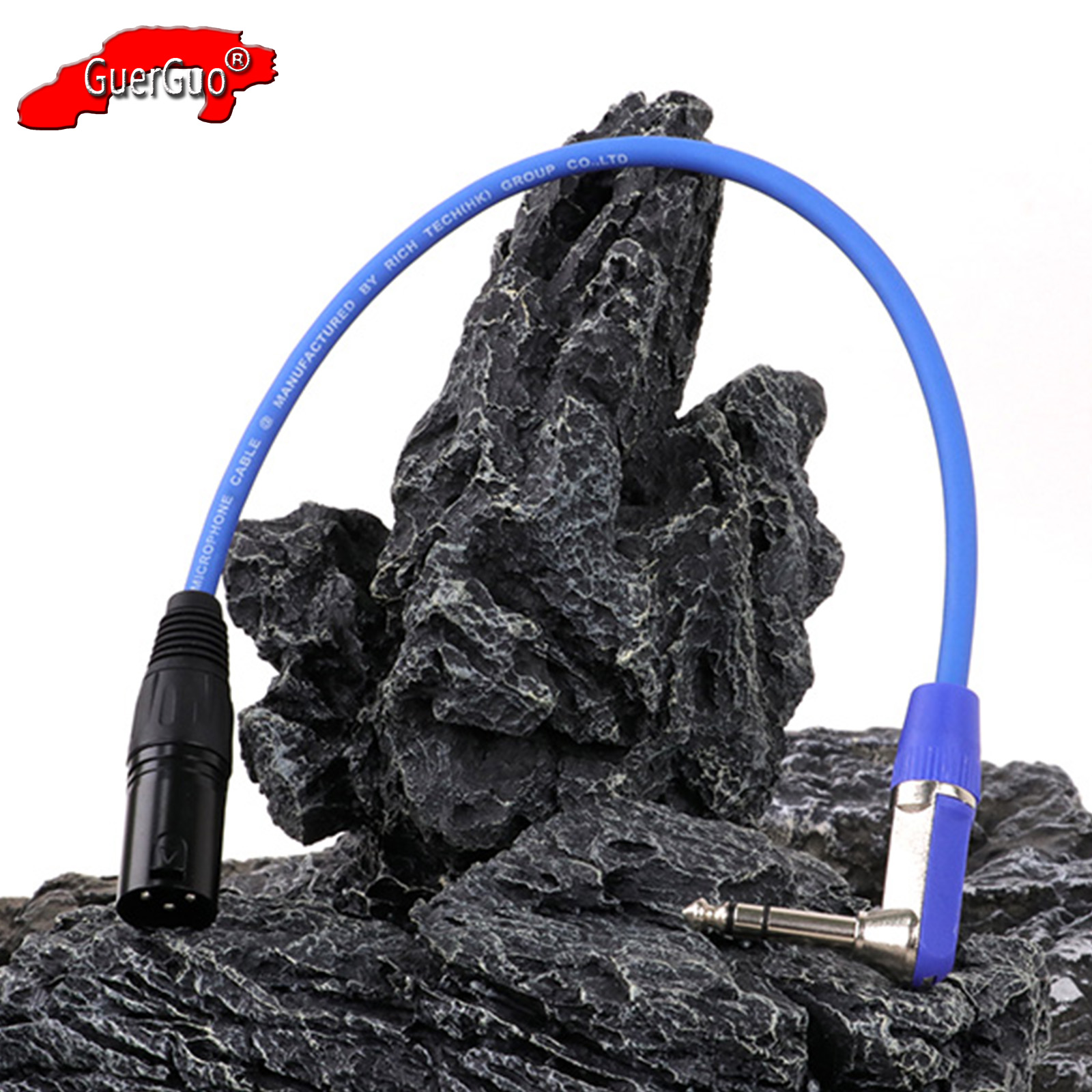 Ângulo Direito-Masculino e Fem - Xlr To 6.35Mm Balanced Audio Cable Patch avaliação e preço
