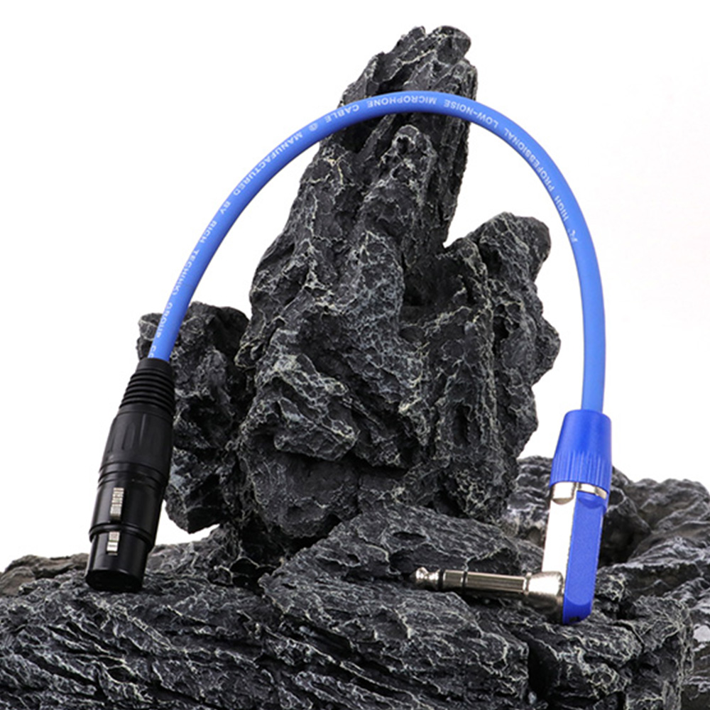 Ângulo Direito-Masculino e Fem - Xlr To 6.35Mm Balanced Audio Cable Patch avaliação e preço