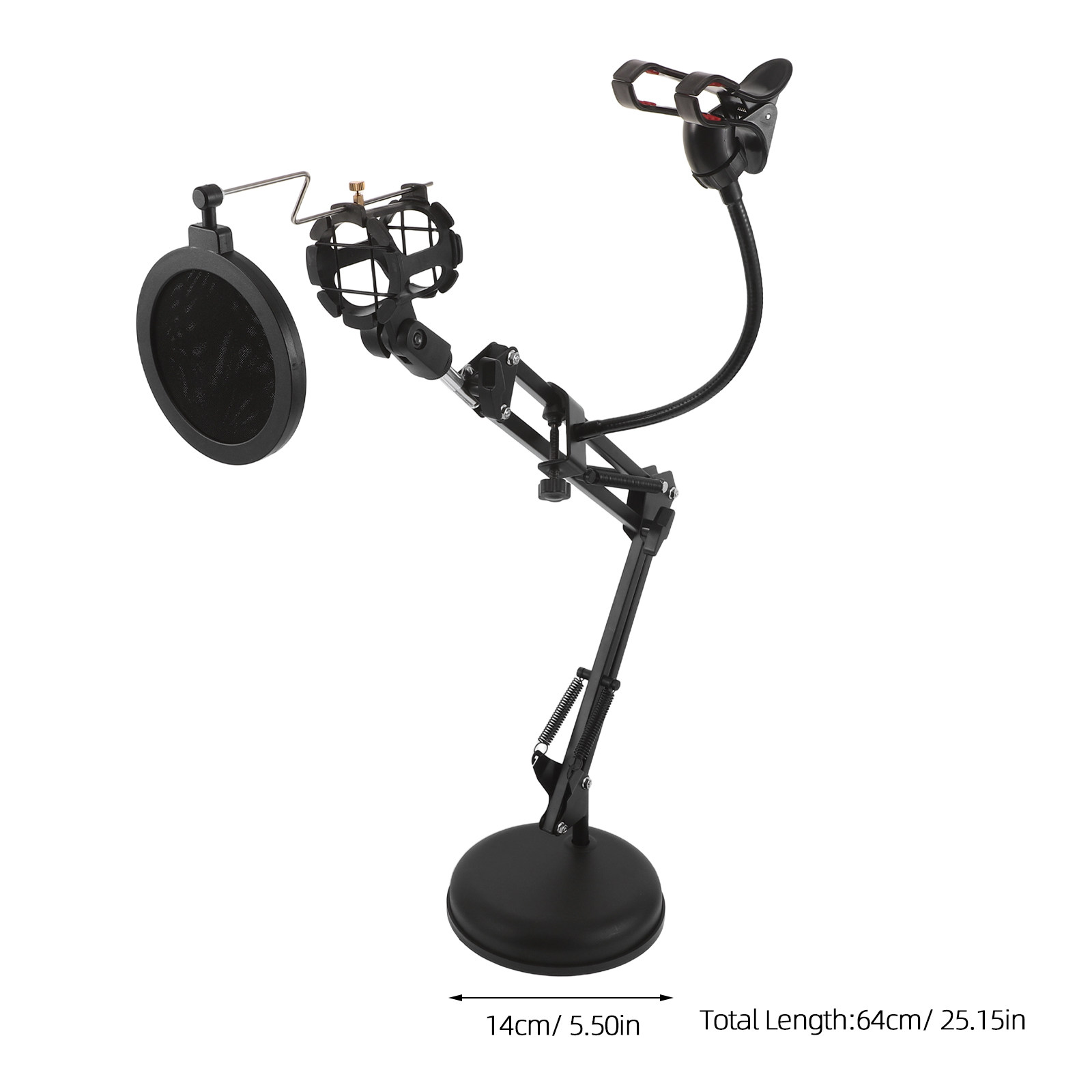 Suporte de microfone para estú - Recording Studio Broadcast Boom Arm avaliação e preço