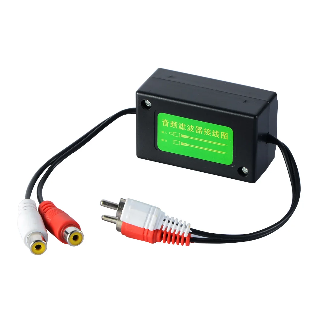 Filtro de ruído de áudio do ca - Audio Ground Loop Isolator 3.5Mm Rca avaliação e preço
