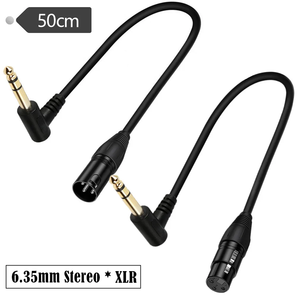 Cabo de Áudio Balanceado TRS p - Xlr To 6.35Mm Balanced Audio Cable Patch avaliação e preço