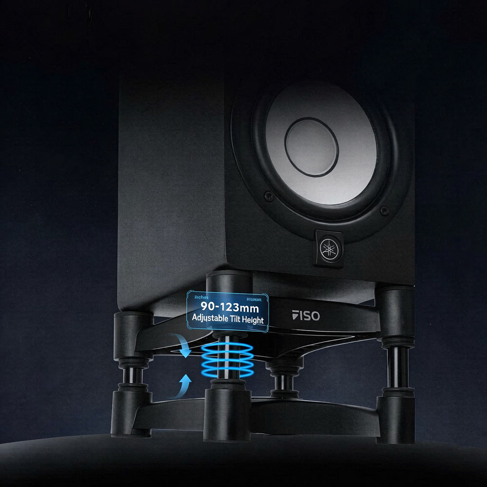 1 Par de Pés de Isolamento Flu - Studio Monitor Speaker Stands Desktop avaliação e preço
