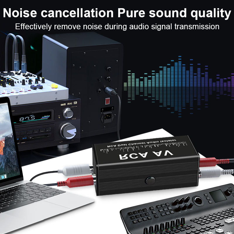 Isolador de Sinal de Áudio Pro - Audio Ground Loop Isolator 3.5Mm Rca avaliação e preço