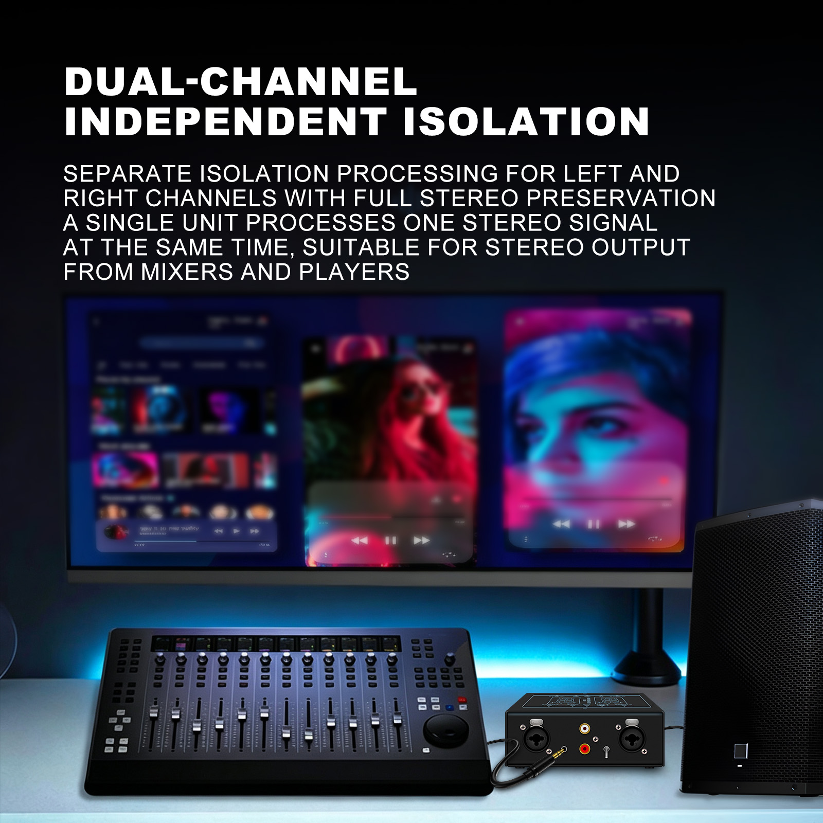 2 Isoladores de Áudio de Canal - Audio Ground Loop Isolator 3.5Mm Rca avaliação e preço