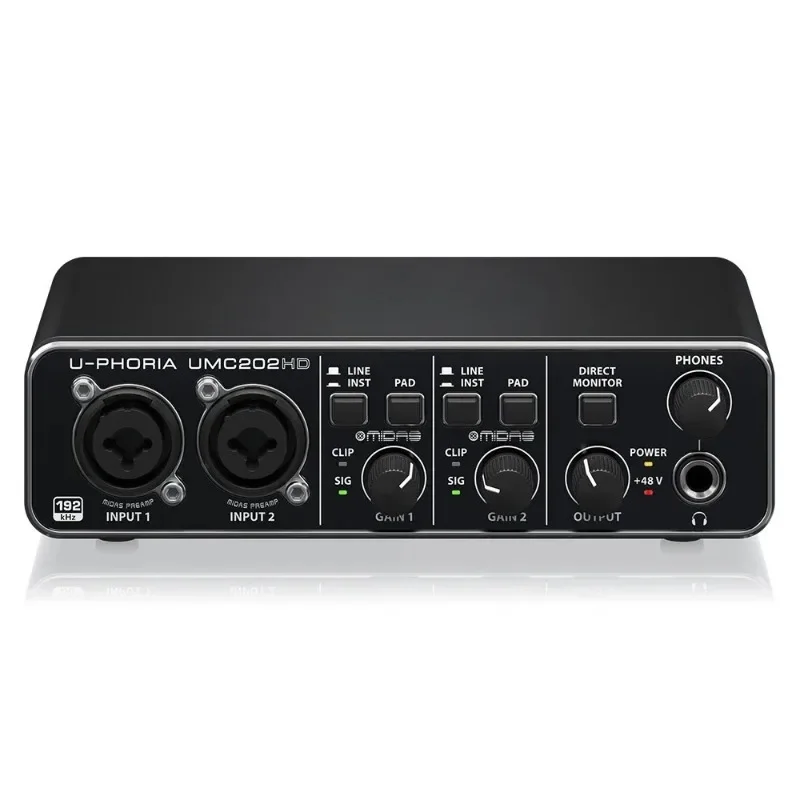 Interface de áudio USB U-Phori - Studio Audio Interface With 48V Phantom avaliação e preço