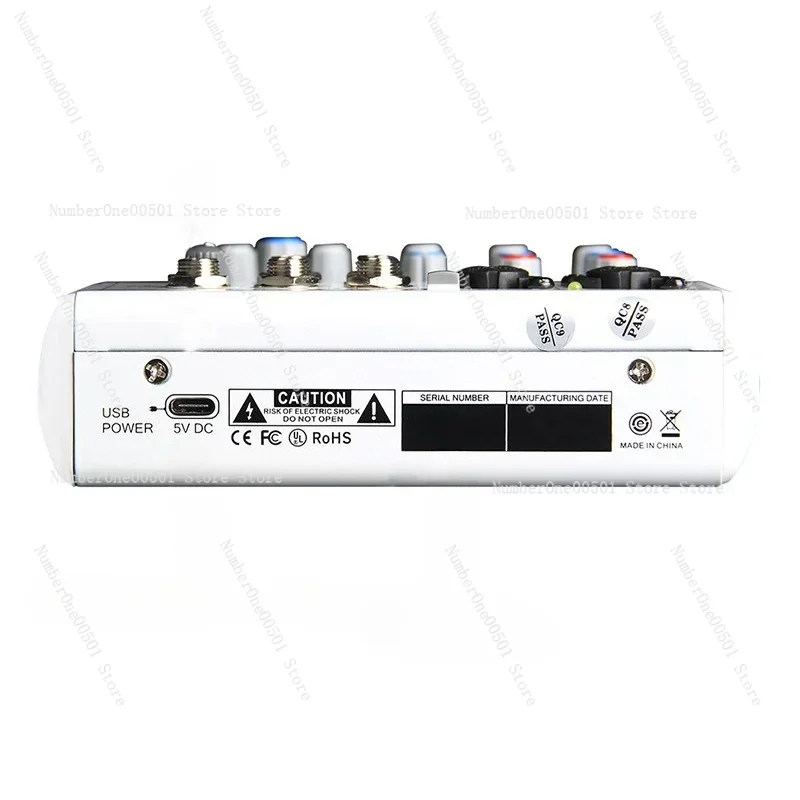 Mixer de Áudio Mini de 4 Canai - Audio Mixer 4 Channel Usb Bluetooth Pc avaliação e preço