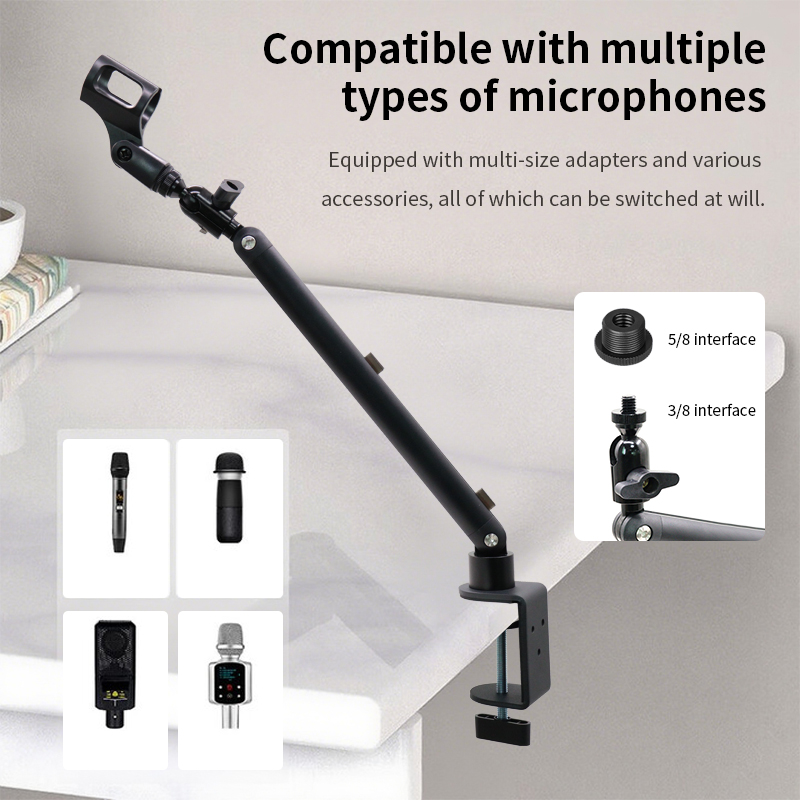 Suporte de braço ajustável par - Recording Studio Broadcast Boom Arm avaliação e preço