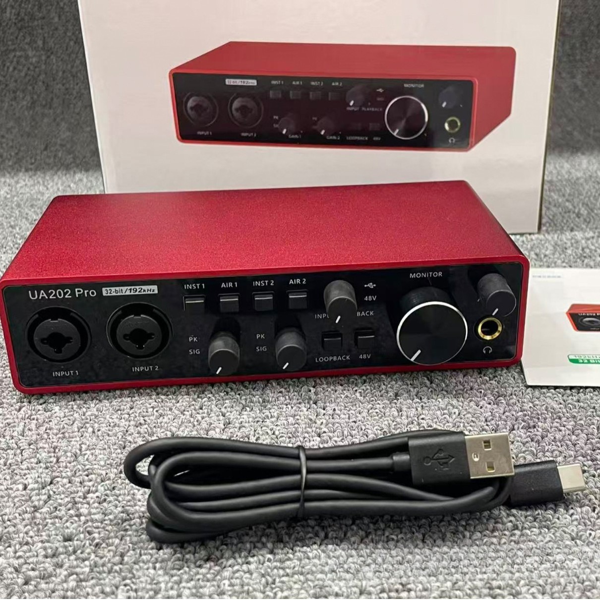Interface de Áudio USB UA202 P - Studio Audio Interface With 48V Phantom avaliação e preço