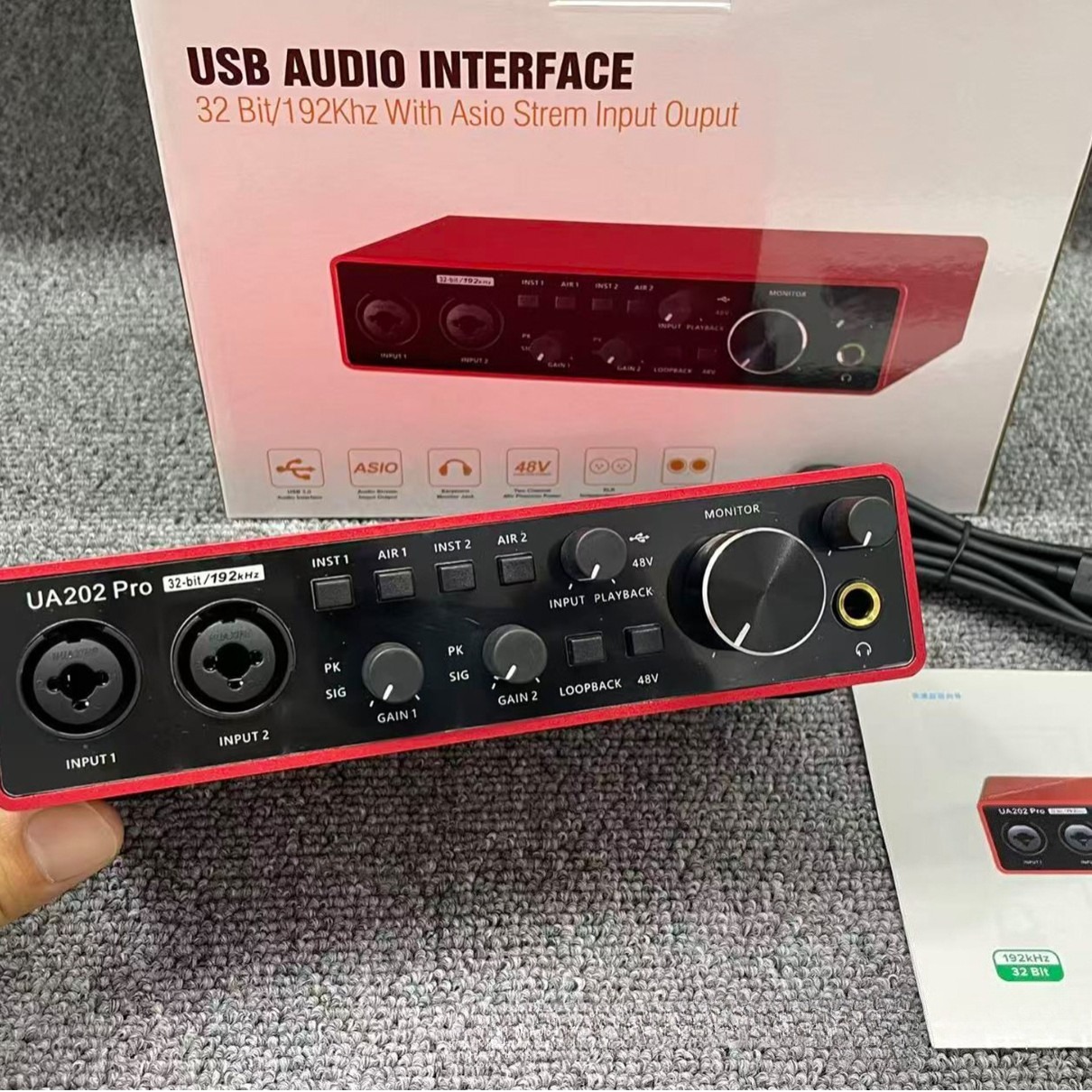 Interface de Áudio USB UA202 P - Studio Audio Interface With 48V Phantom avaliação e preço
