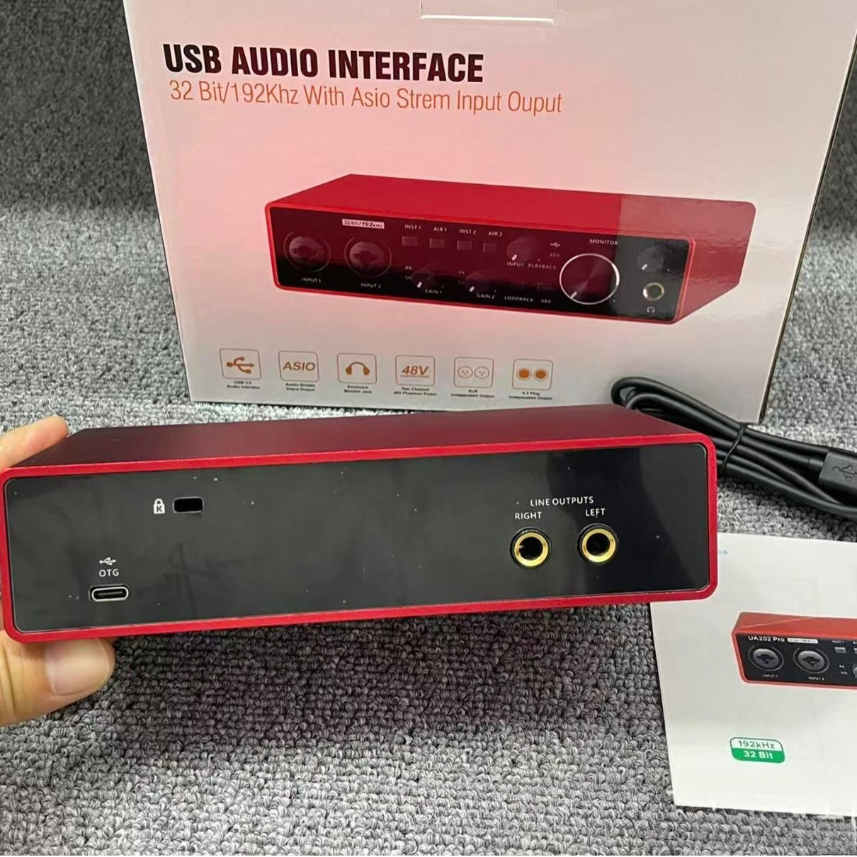 Interface de Áudio USB UA202 P - Studio Audio Interface With 48V Phantom avaliação e preço