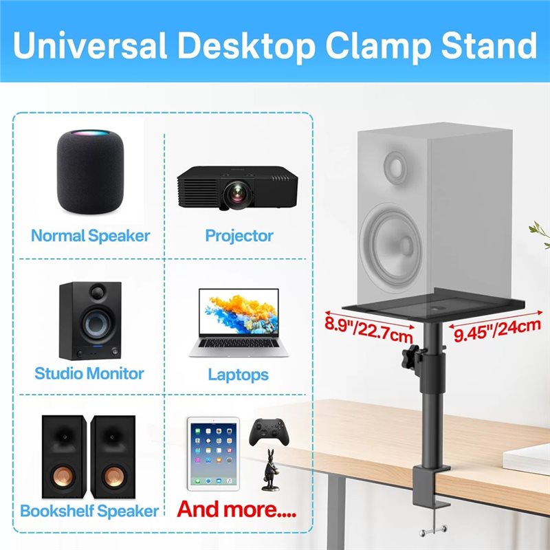Plataforma de Mesa M51K para M - Studio Monitor Speaker Stands Desktop avaliação e preço