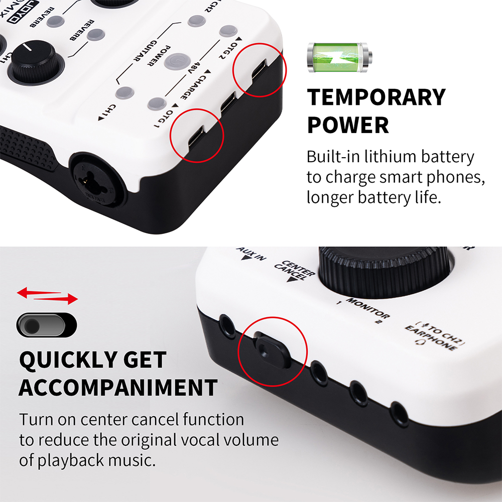Interface de Áudio JOYO MOMIX  - Studio Audio Interface With 48V Phantom avaliação e preço