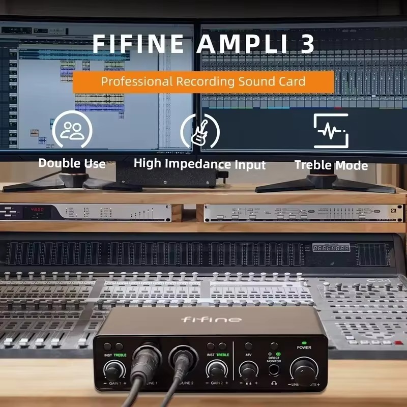 Interface de Áudio Ampli3 Tipo - Usb Audio Interface 2 In 2 Out 24Bit avaliação e preço