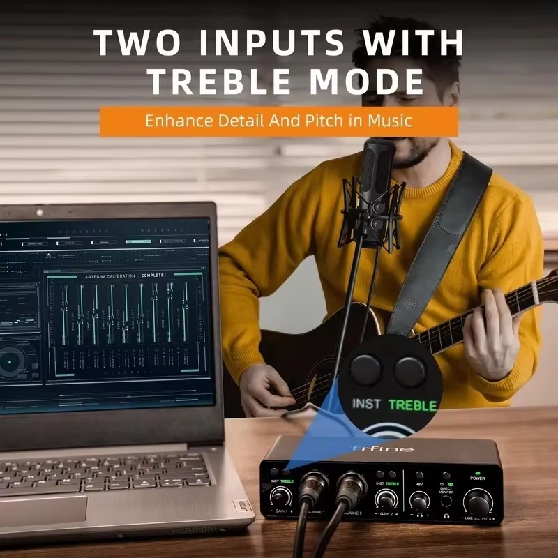 Interface de Áudio Ampli3 Tipo - Usb Audio Interface 2 In 2 Out 24Bit avaliação e preço