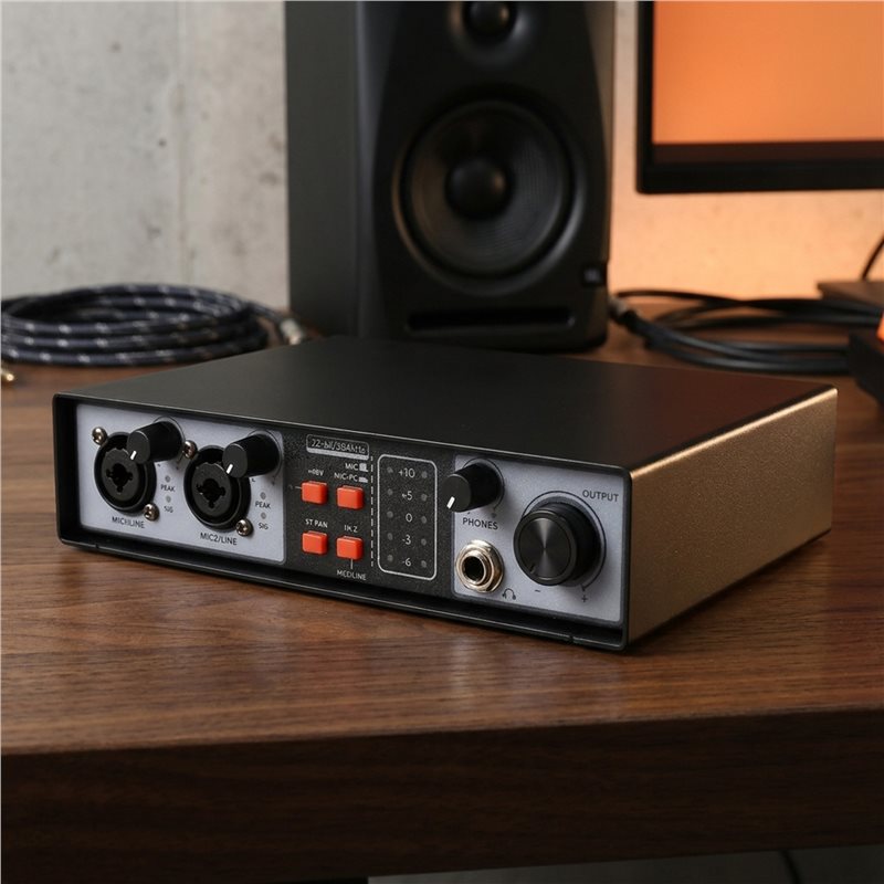 Interface de Áudio USB SQPP-2  - Studio Audio Interface With 48V Phantom avaliação e preço