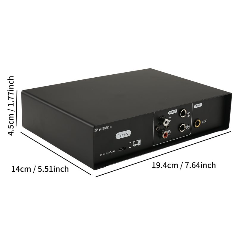 Interface de Áudio USB SQPP-2  - Studio Audio Interface With 48V Phantom avaliação e preço