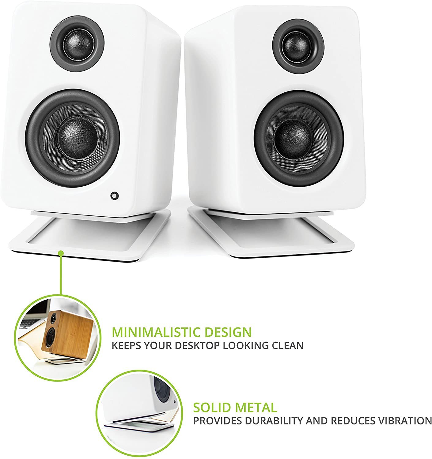 Suporte de alto-falante fácil, - Studio Monitor Speaker Stands Desktop avaliação e preço