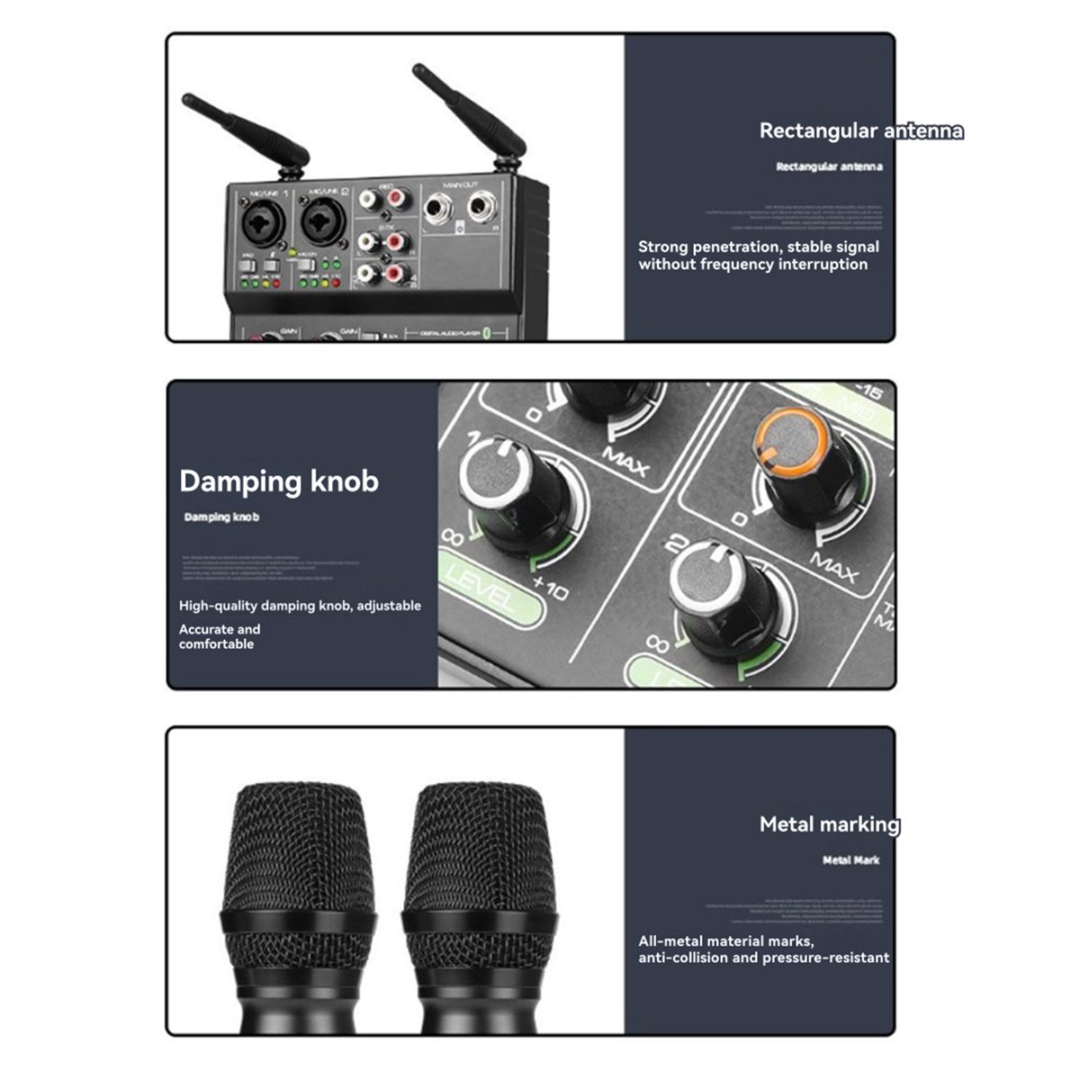 Pequeno- console de mixagem de - Audio Mixer 4 Channel Usb Bluetooth Pc avaliação e preço
