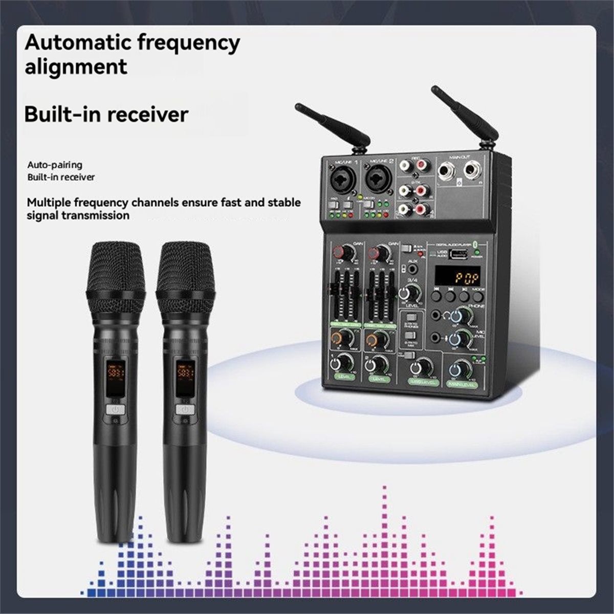 Pequeno- console de mixagem de - Audio Mixer 4 Channel Usb Bluetooth Pc avaliação e preço