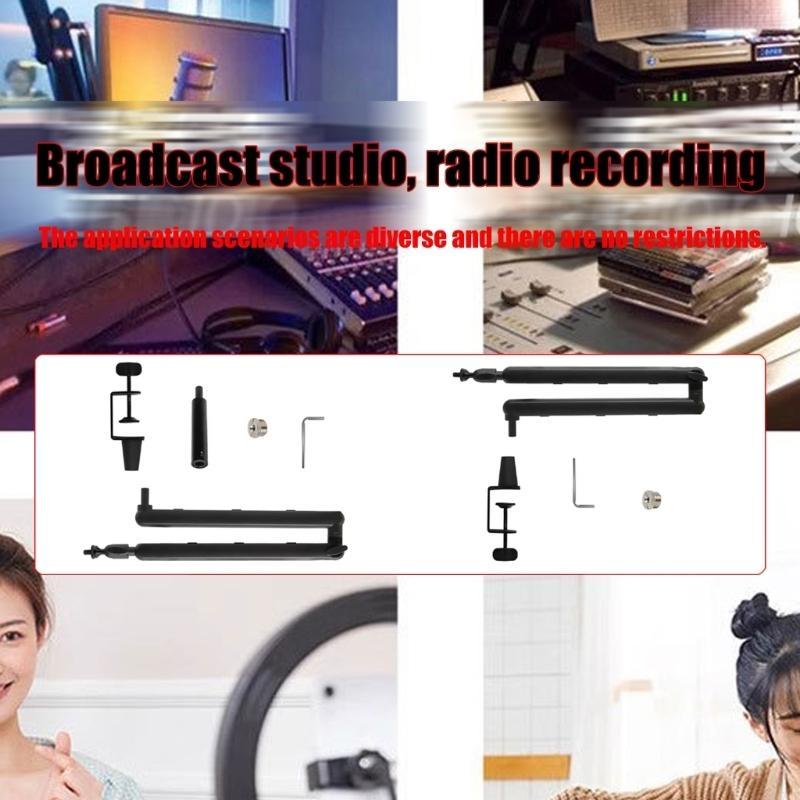 Projeto dobrável braço braço m - Recording Studio Broadcast Boom Arm avaliação e preço