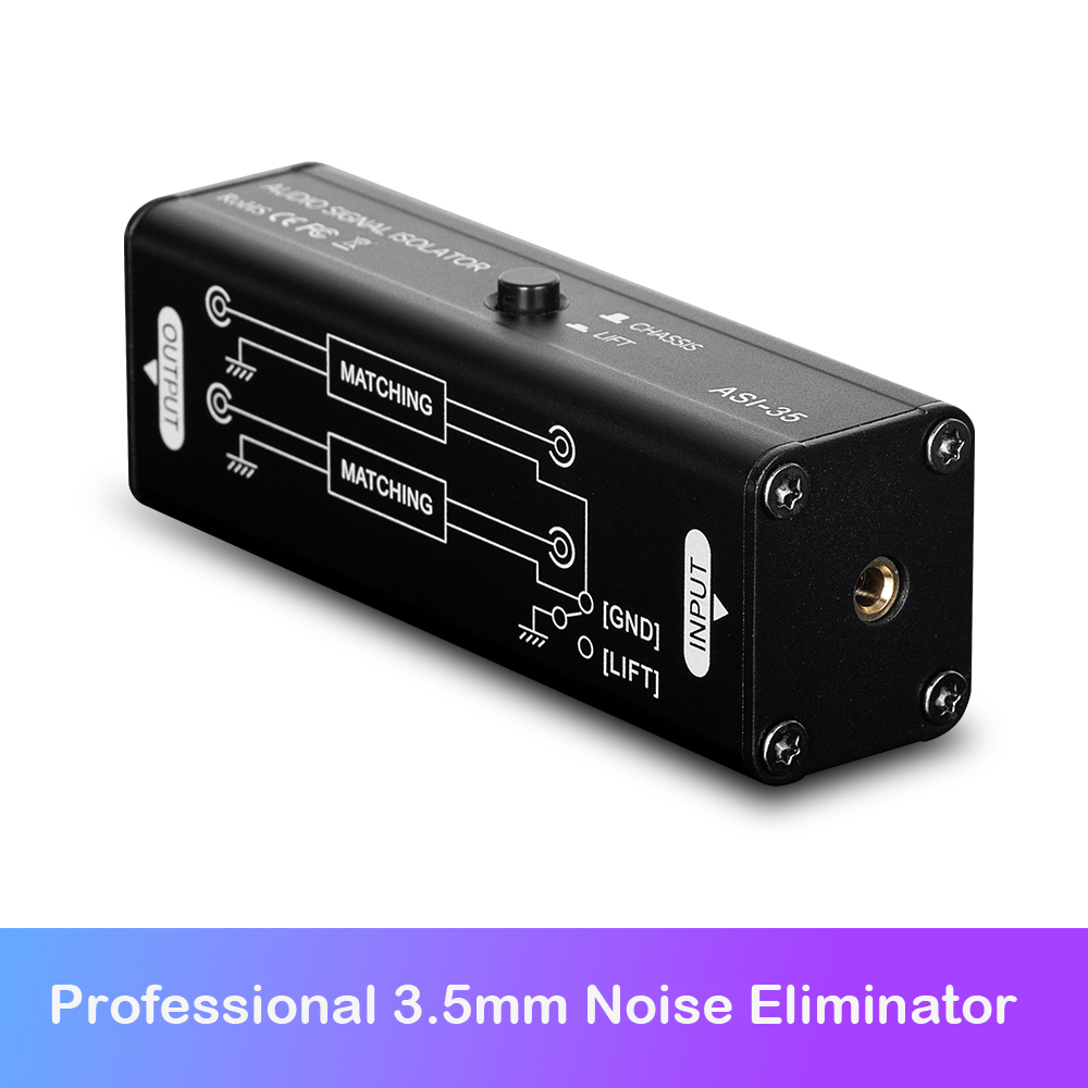 Eliminador de hum profissional - Audio Ground Loop Isolator 3.5Mm Rca avaliação e preço