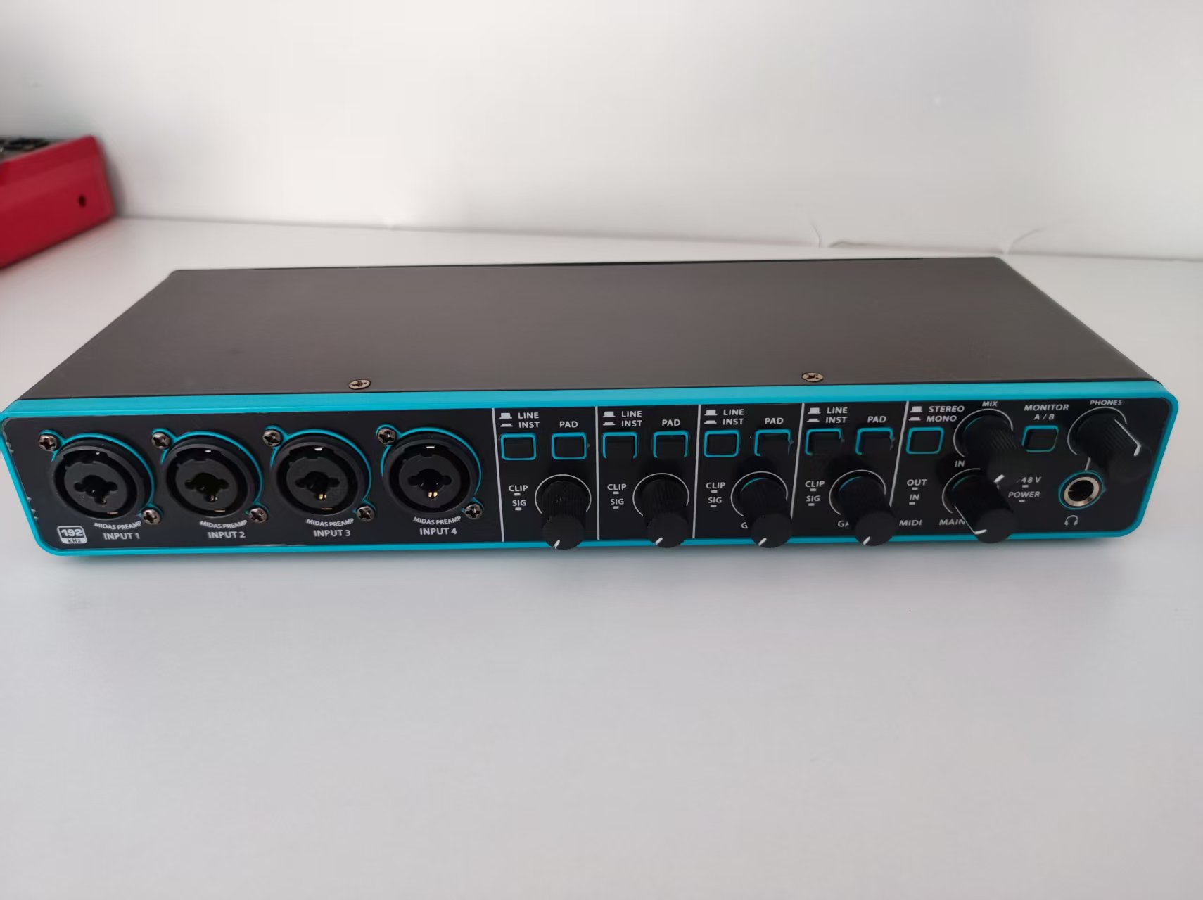 Interface de áudio USB profiss - Studio Audio Interface With 48V Phantom avaliação e preço