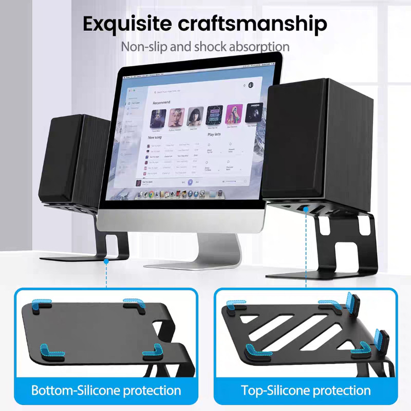 Suportes Ajustáveis para Caixa - Studio Monitor Speaker Stands Desktop avaliação e preço
