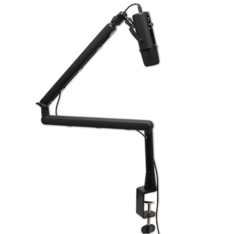 Suporte braço microfone metal  - Recording Studio Broadcast Boom Arm avaliação e preço